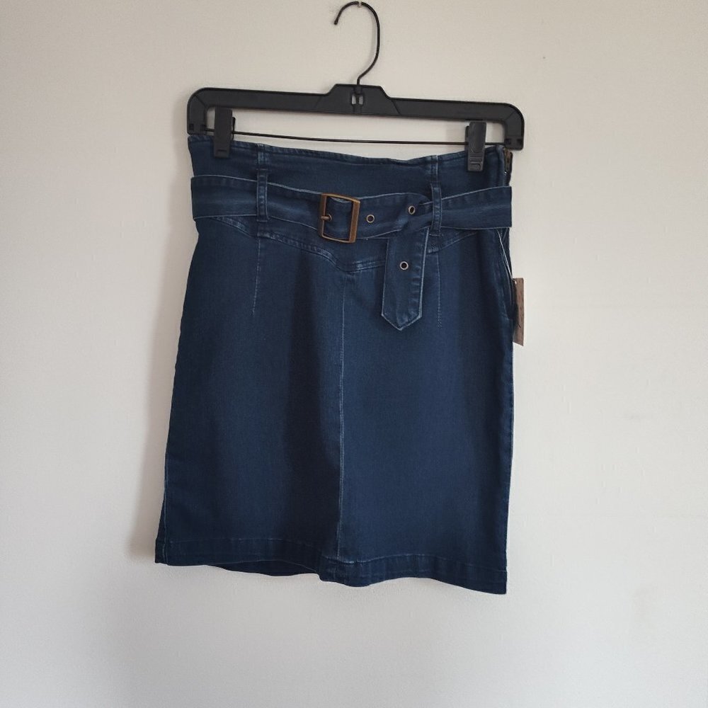 Free People Short Denim Skirt
